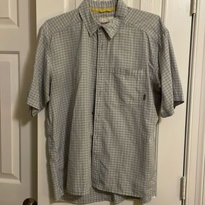 SIMMS men’s short sleeve button down. Large